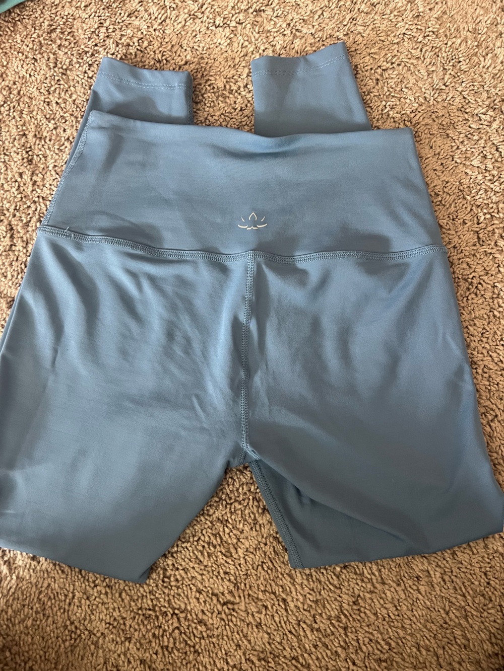 Beyond Yoga High-Waist Light Blue/Slate leggings